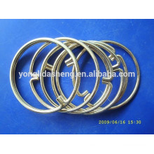 Custom high quality bag accessories metal decorative ring